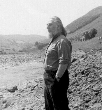 Bob Cobbing at Cwm Ystwyth 1973