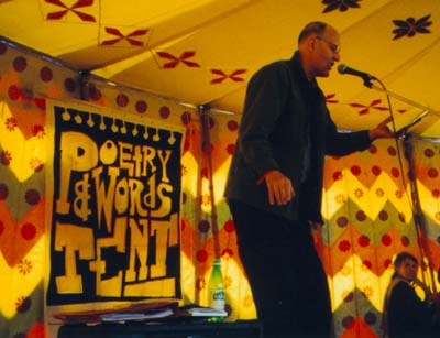 Peter Finch at Glastonbury 1999