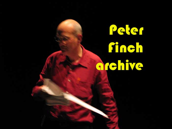 The Peter Finch Archive - click to enter